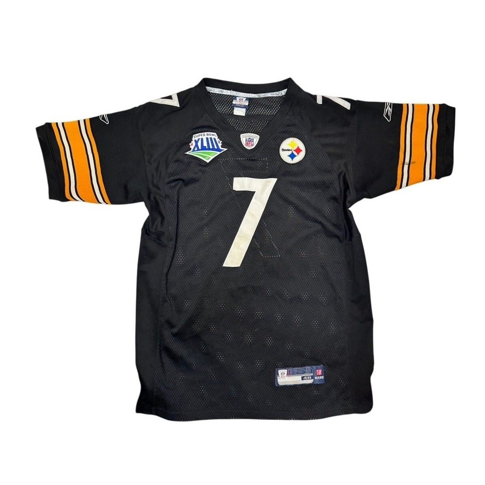 Reebok Ben Roethlisberger #7 Pittsburgh Steelers NFL Jersey Size 48 SB‎ XLIII